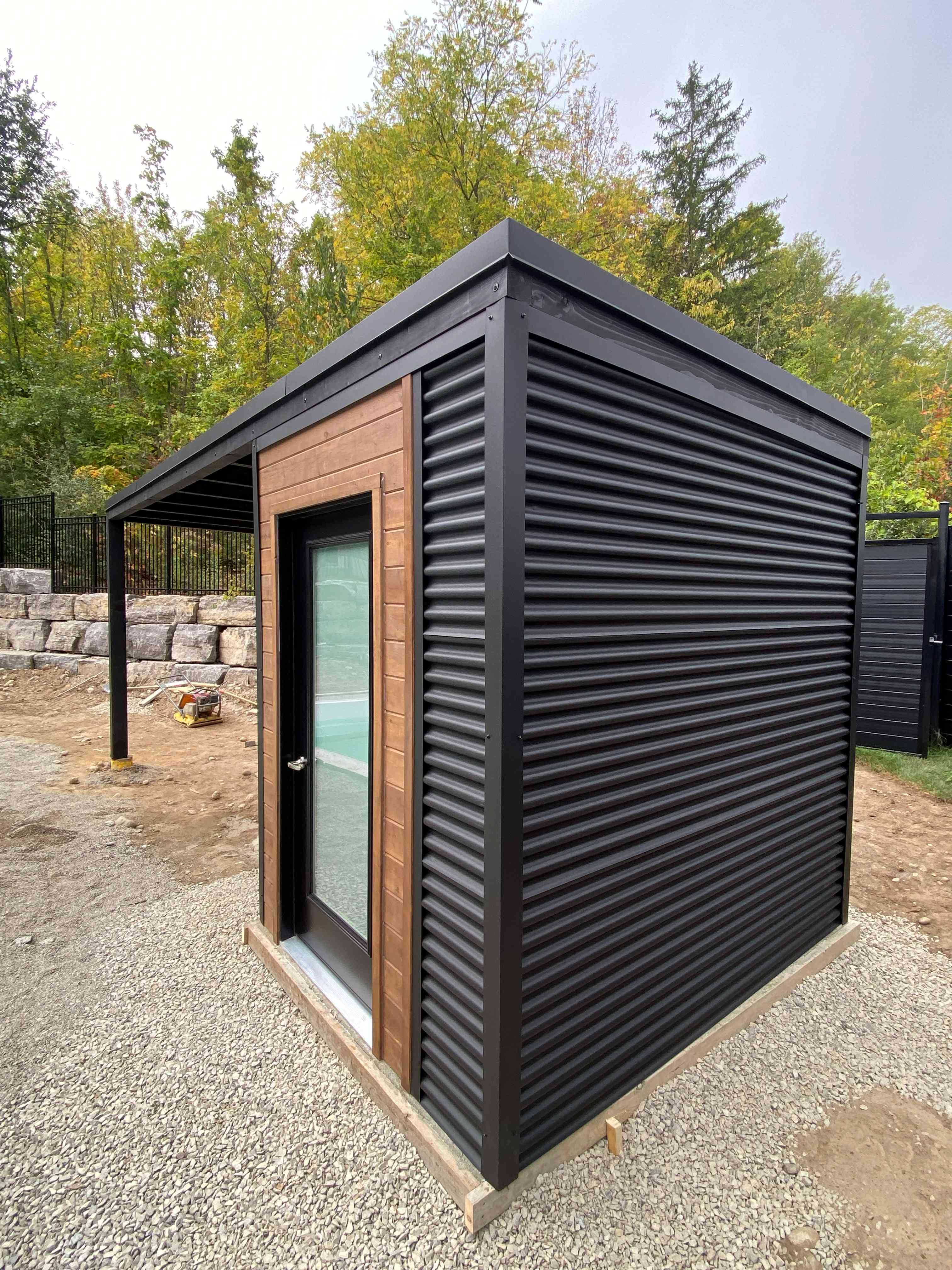Custom Pool Cabana with change room