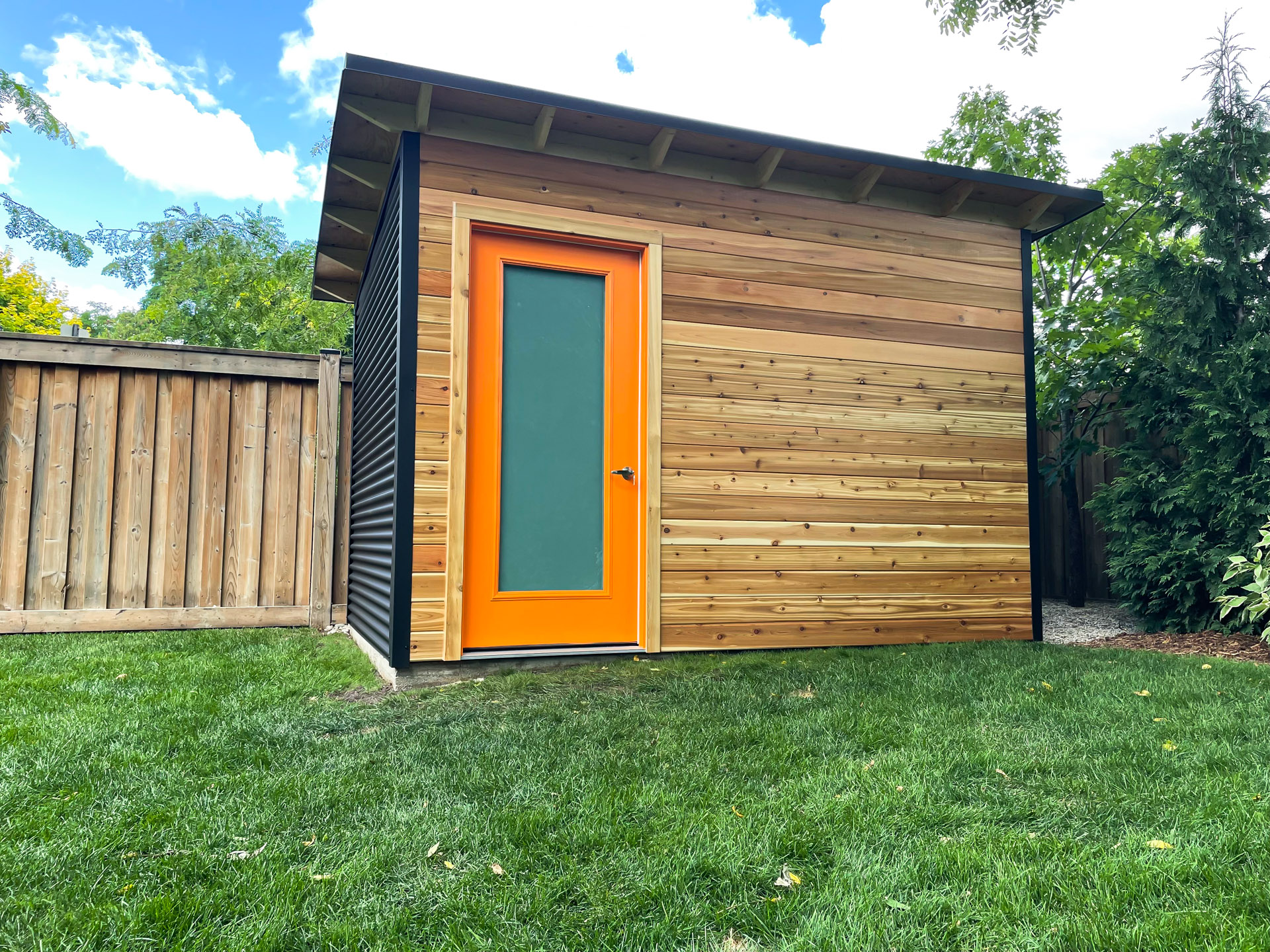 12x8 Essential Shed with western red cedar