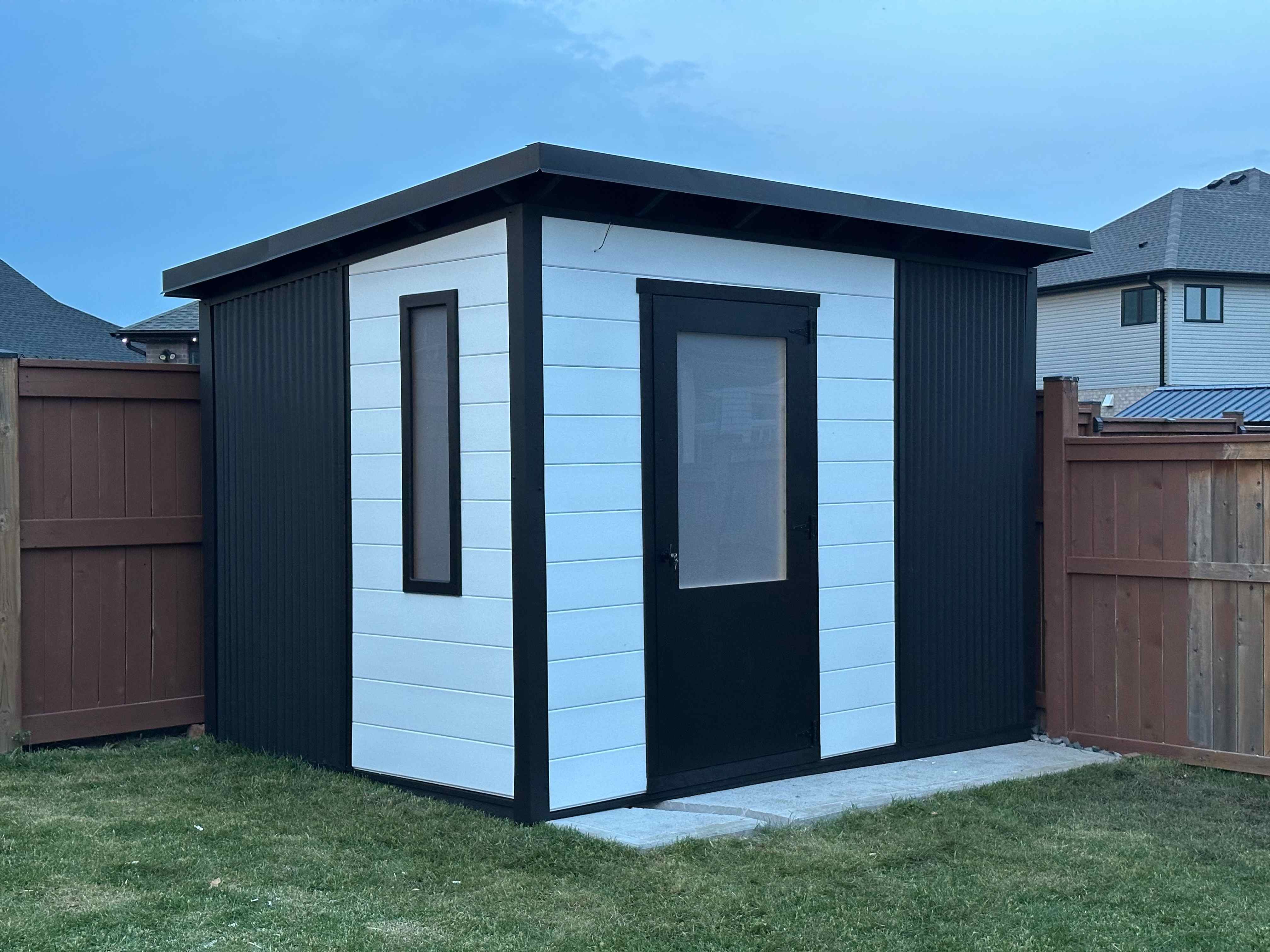16x9 Cube Cabana Pool Shed in Sarnia Ontario