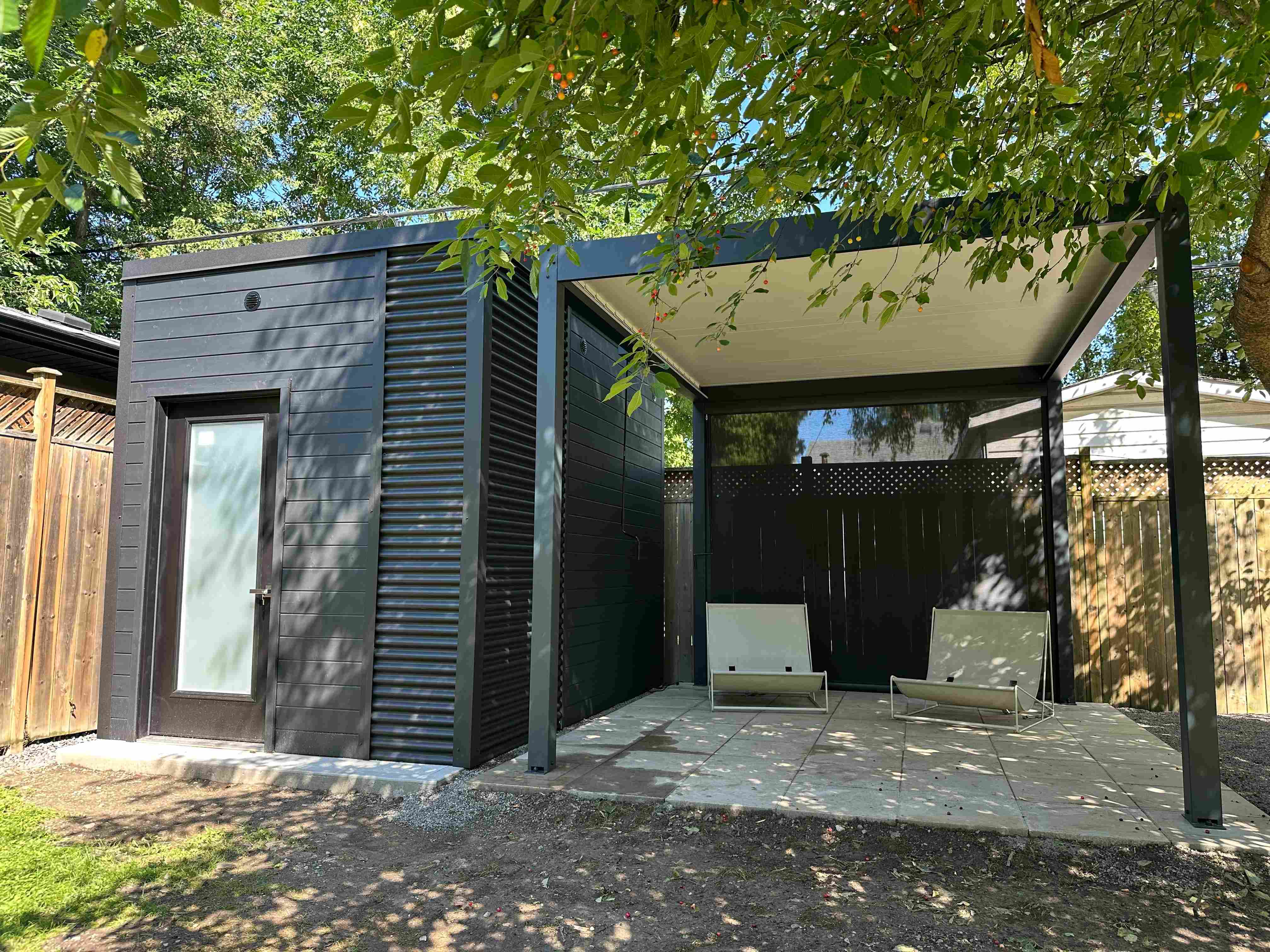 12x8 Modern Cube Shed in Etobicoke