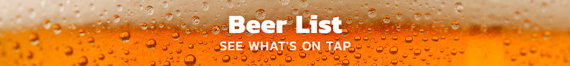 beer list