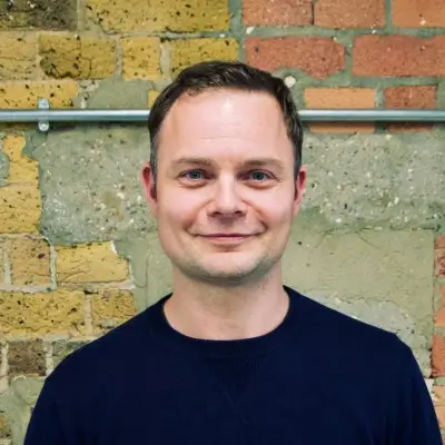 A portrait shot of Nick Curran