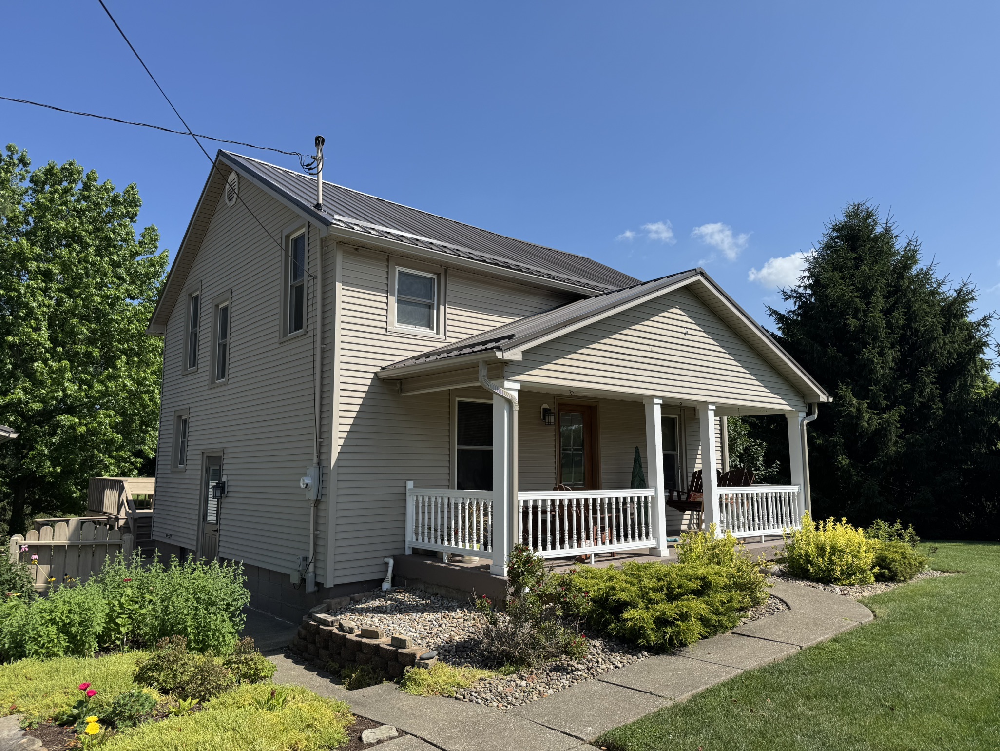 We live in rural Dover, Ohio. Kline Home Exteriors installed metal roof (Mike and crew) new soffits and fascia along with replacement window and door flashing (Jason and crew). We also replaced spouting and downspouts (Dave and crew). We are extremly satisfied wilh all aspects of entire job. Materials, workmanship and excellent clean up. Ronnie came to the house to check what I thought was possible issue with new roof vent. No issue, but he checked out completly. Even went into attic. Joni finished up installing new gable vents that had come in wrong size. Each workman was courteous, and hard working. Ron Knox was our sales rep. Good guy. Very knowledgeable and professional. He kept us informed of scheduling and when necessary due to weather rescueduling. Very positive experience.