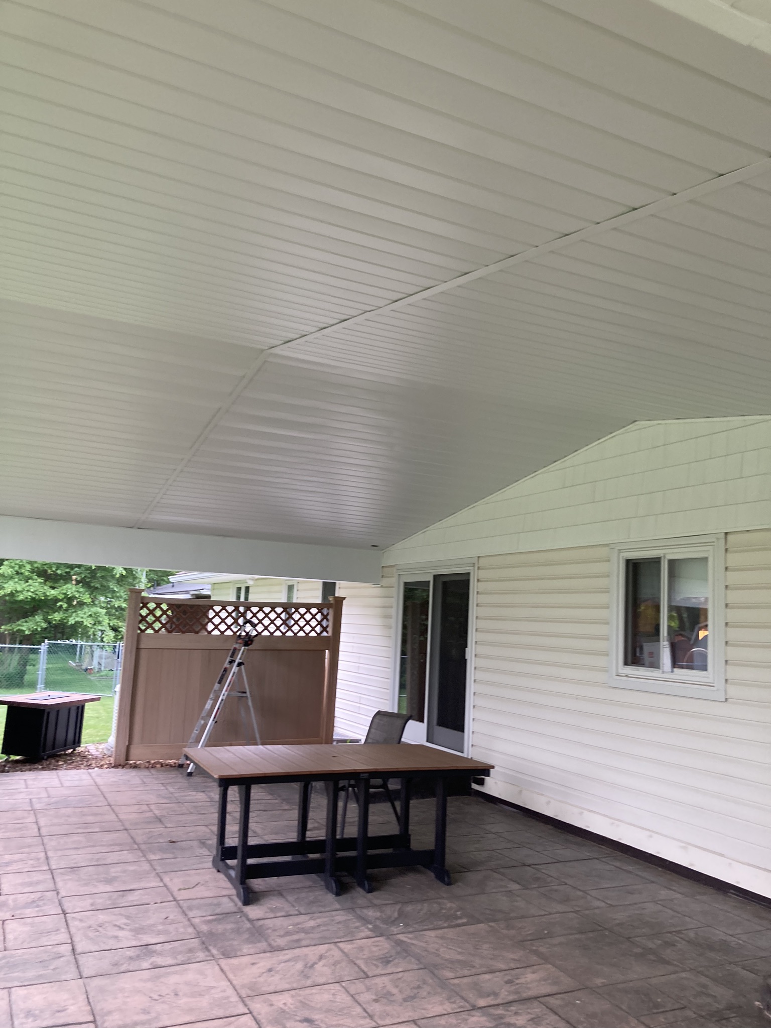 We hired Kline Home Exteriors to build a roof over a patio.We were first contacted by Rueben Miller our sales rep. And he worked with us every step of the way .He was always available either in person or on the phone.Everyone at Kline from our first contact, did what they promised ,including arriving on time and on the days they scheduled.Anytime a company shows up to work is a relief.The entire construction crew was courteous and friendly.I can say We are very satisfied with their work .If we had an issue, Rueben and the entire team resolved it.My experience with Kline has been very good and I will be considering them for any future projects.