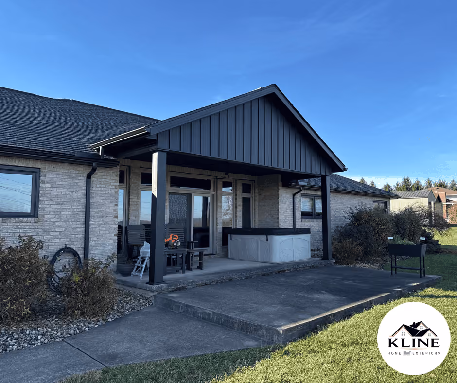 We chose Kline Home Exteriors to replace the roof, soffit, fascia, gutters and custom build board and batten siding on our St. Clairsville home. Scott was our contact person at Kline and he is a man of his word. The communication was excellent, the crews showed up every time they were supposed to and performed the work we were told would be done to perfection. The employees were fast, efficient and hold themselves to the highest standards. They cleaned up every day and didn’t leave any trace they were there except for our beautified home. The price we were given up front was the price we paid with no surprises. I give Kline Home Exteriors my highest recommendation and would not hesitate to use them again should I need anything else.