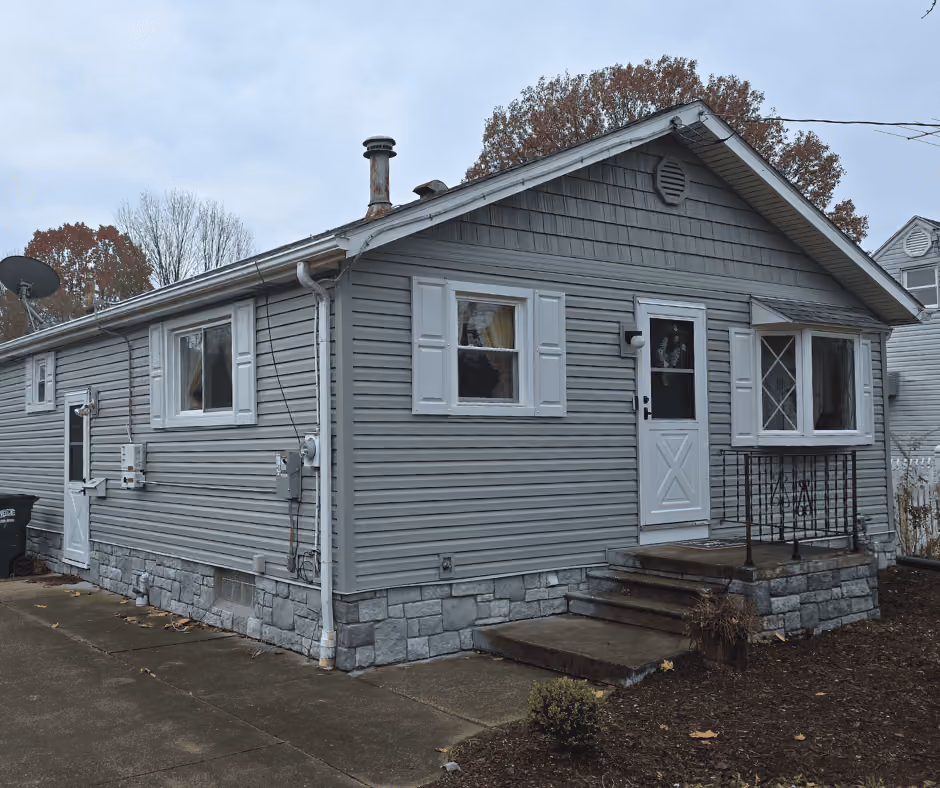 We have a ranch style home in Barberton that needed updated from metal siding. I contacted Kline Exteriors and Tom walked us through the whole project. I also was interested in covering the block and making the house maintenance free. I was very happy this could be done with brick. The guys were very professional and went right to work. When they finished we had a beautiful home. Thank you 😊