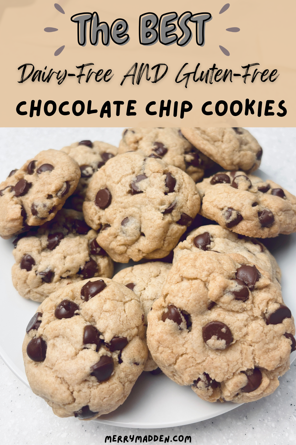 Chewy Dairy-Free &amp; Gluten-Free Chocolate Chip Cookies | Merry Madden Recipes