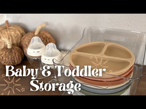 Baby and toddler feeding storage organization station video thumbnail