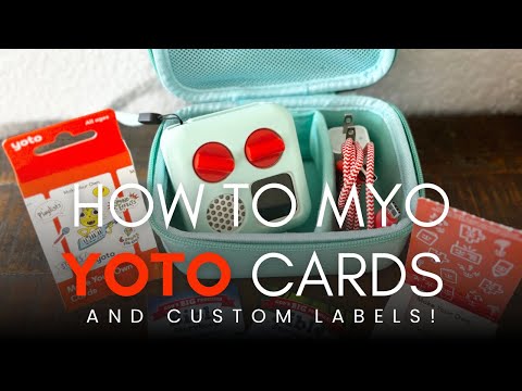 Homemade Yoto card and labels video thumbnail
