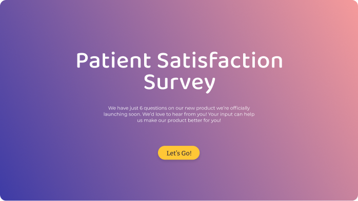 patient satisfaction survey