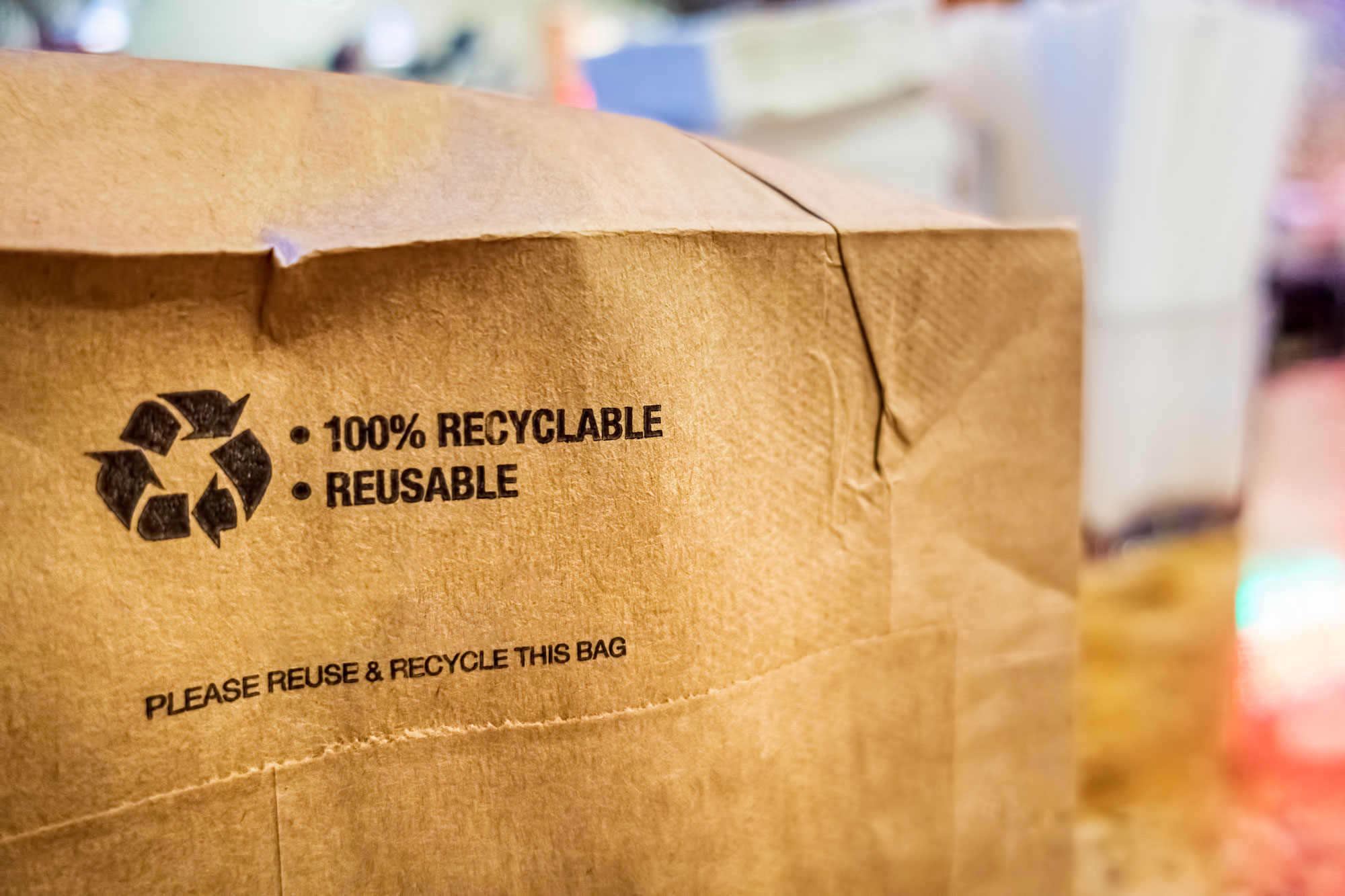 Recyclable sustainable paper packaging