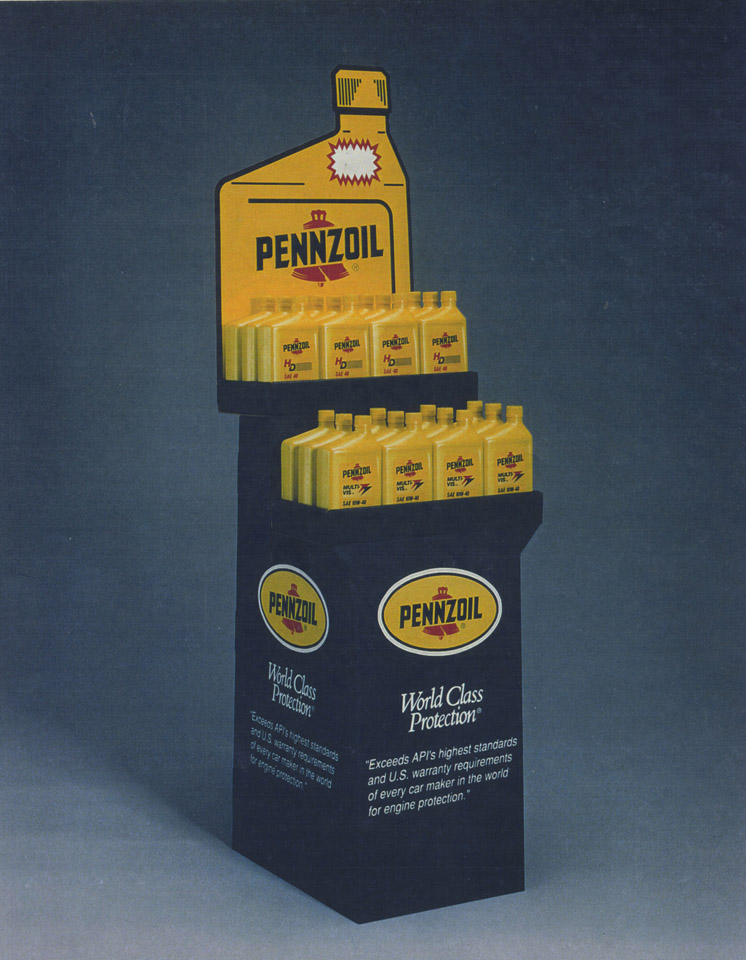 Custom retail floor display by Creative Edge Packaging