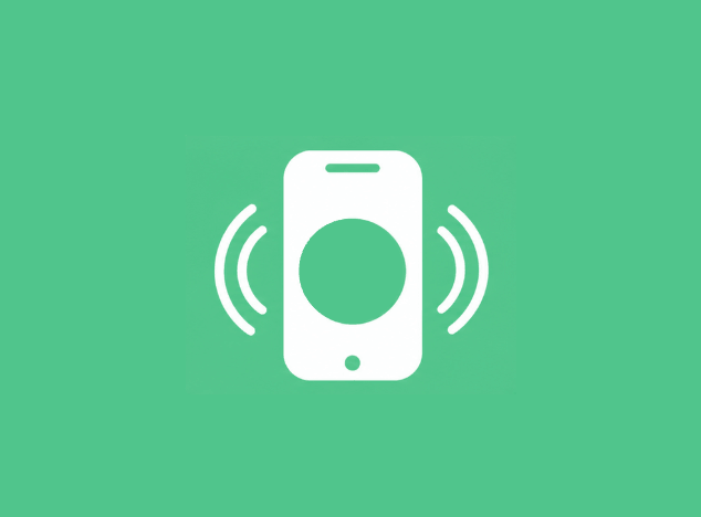 White phone icon on green background.