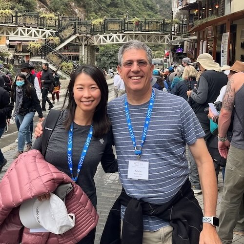 Image of the Going Places Travel co-owners on an incentive travel trip