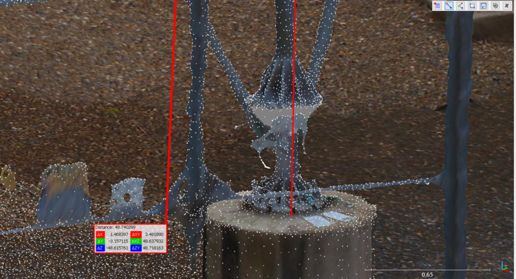 Figure 2&nbsp; Top of footing Point #9-2 No GCP