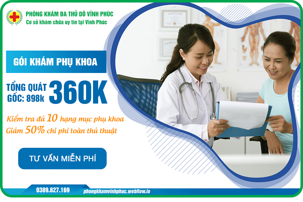 Gói khám phụ khoa ưu đãi