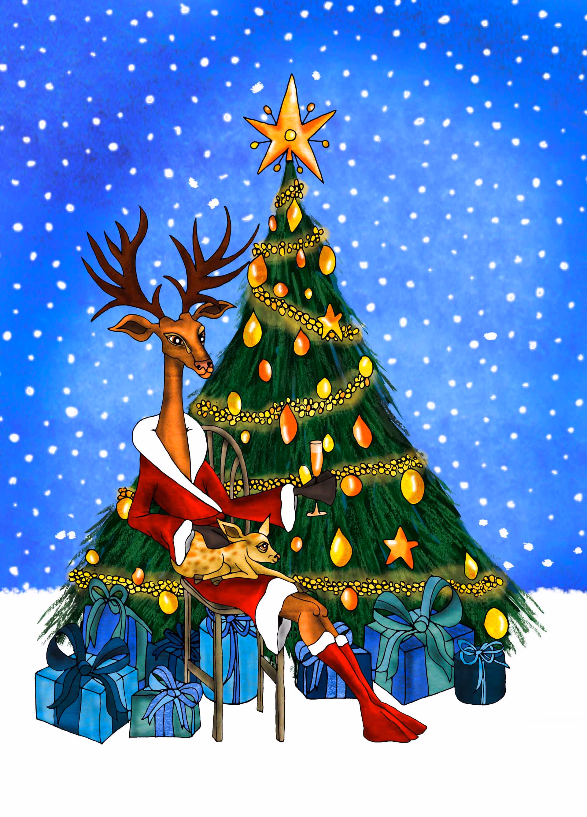 Kerst hert