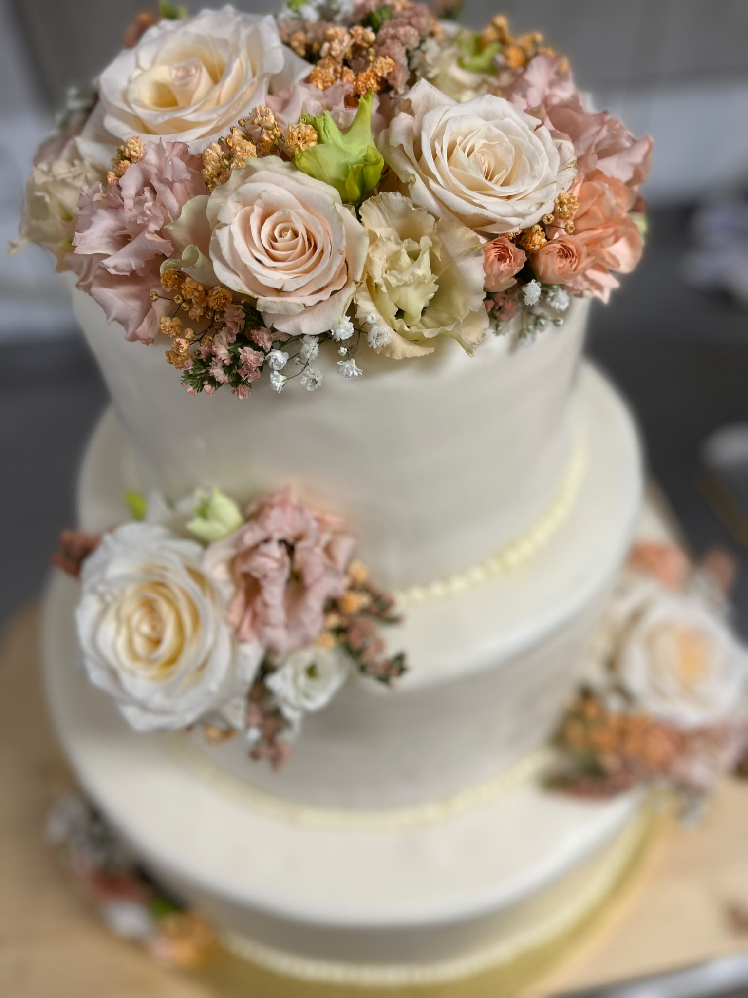 klassische Hochzeitstorte, Konditorei Wallner, St.Wolfgang