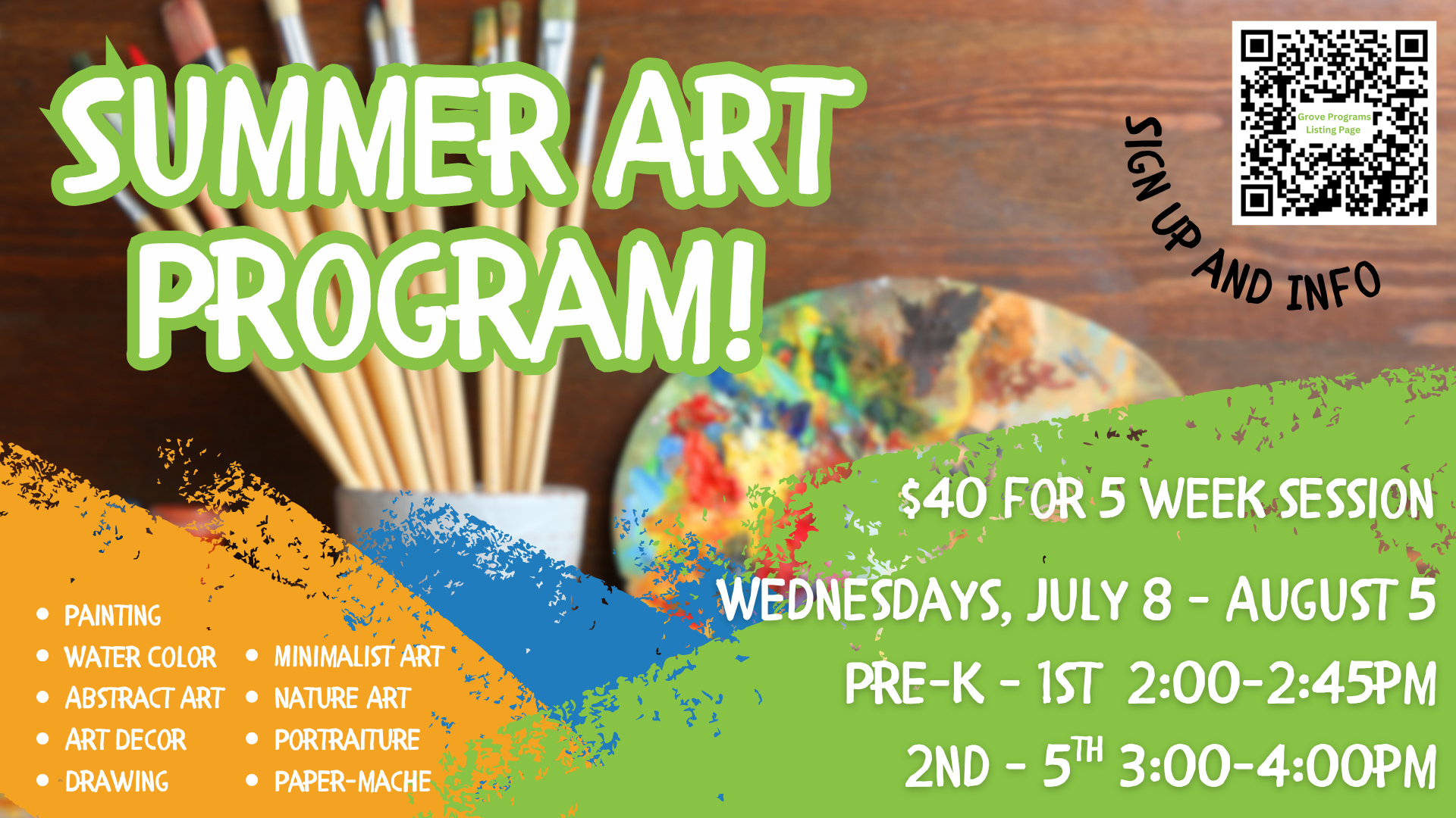 Kids Summer Art Program