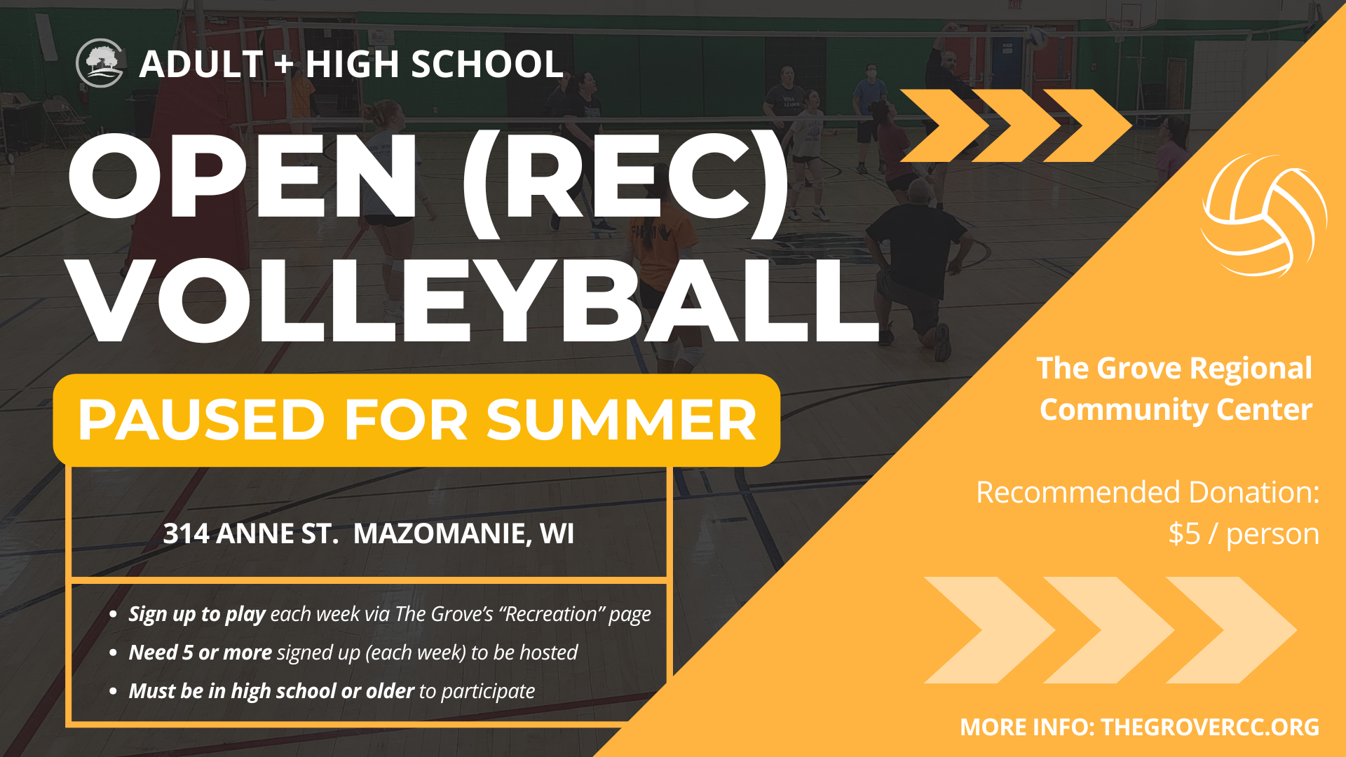 Volleyball Rec League