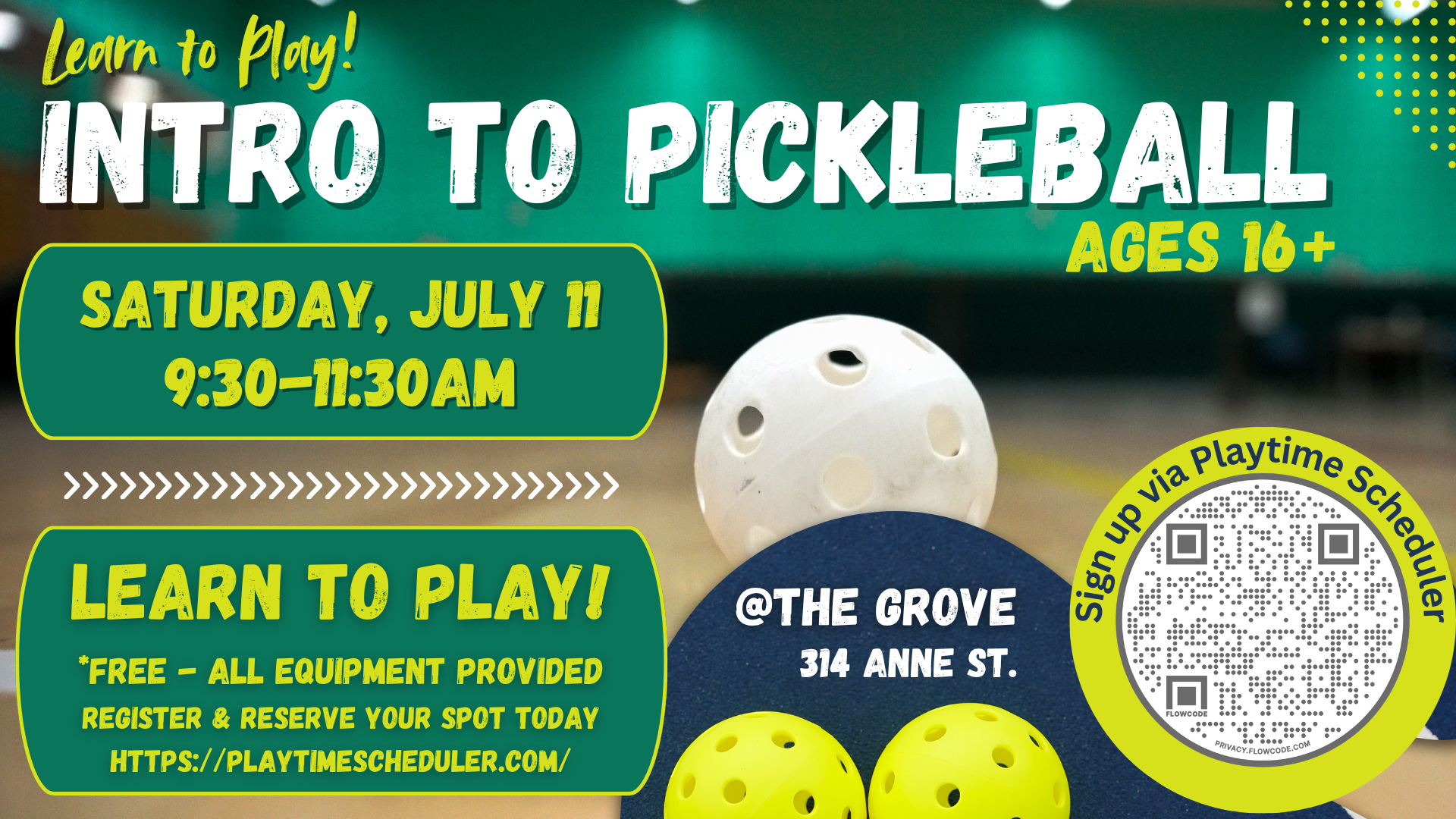 Intro to Pickleball