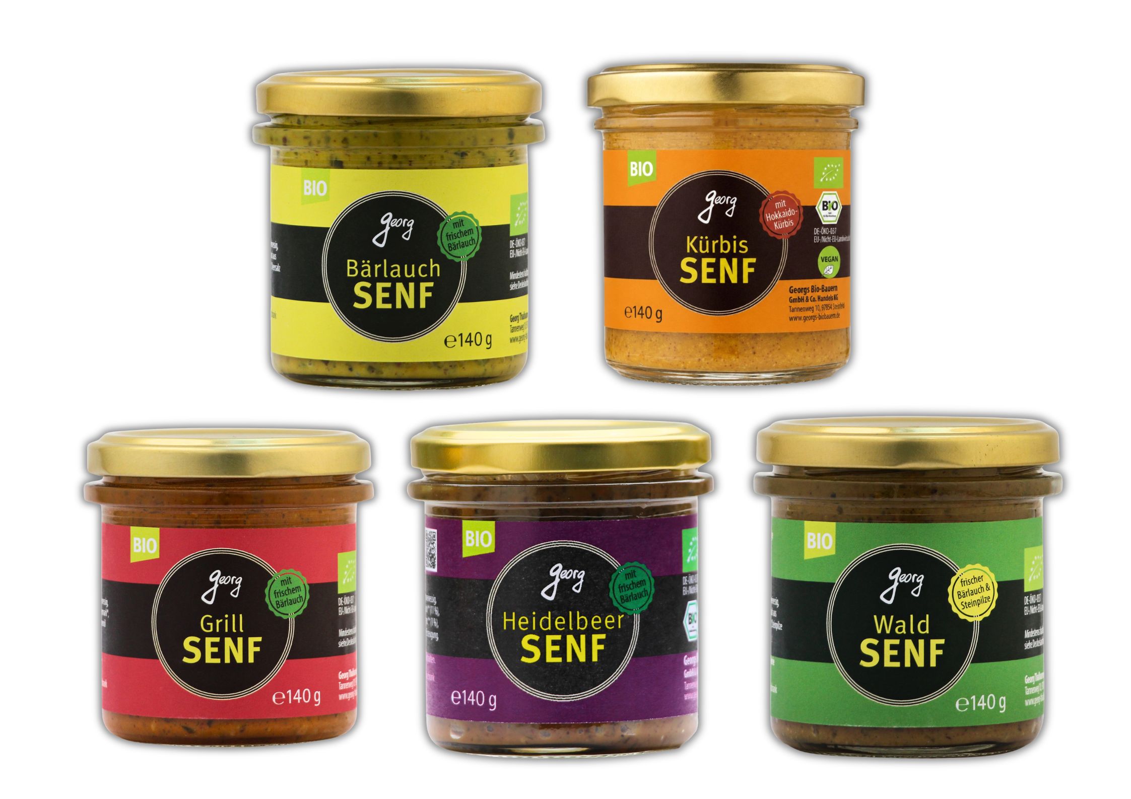 Senf 5er Set