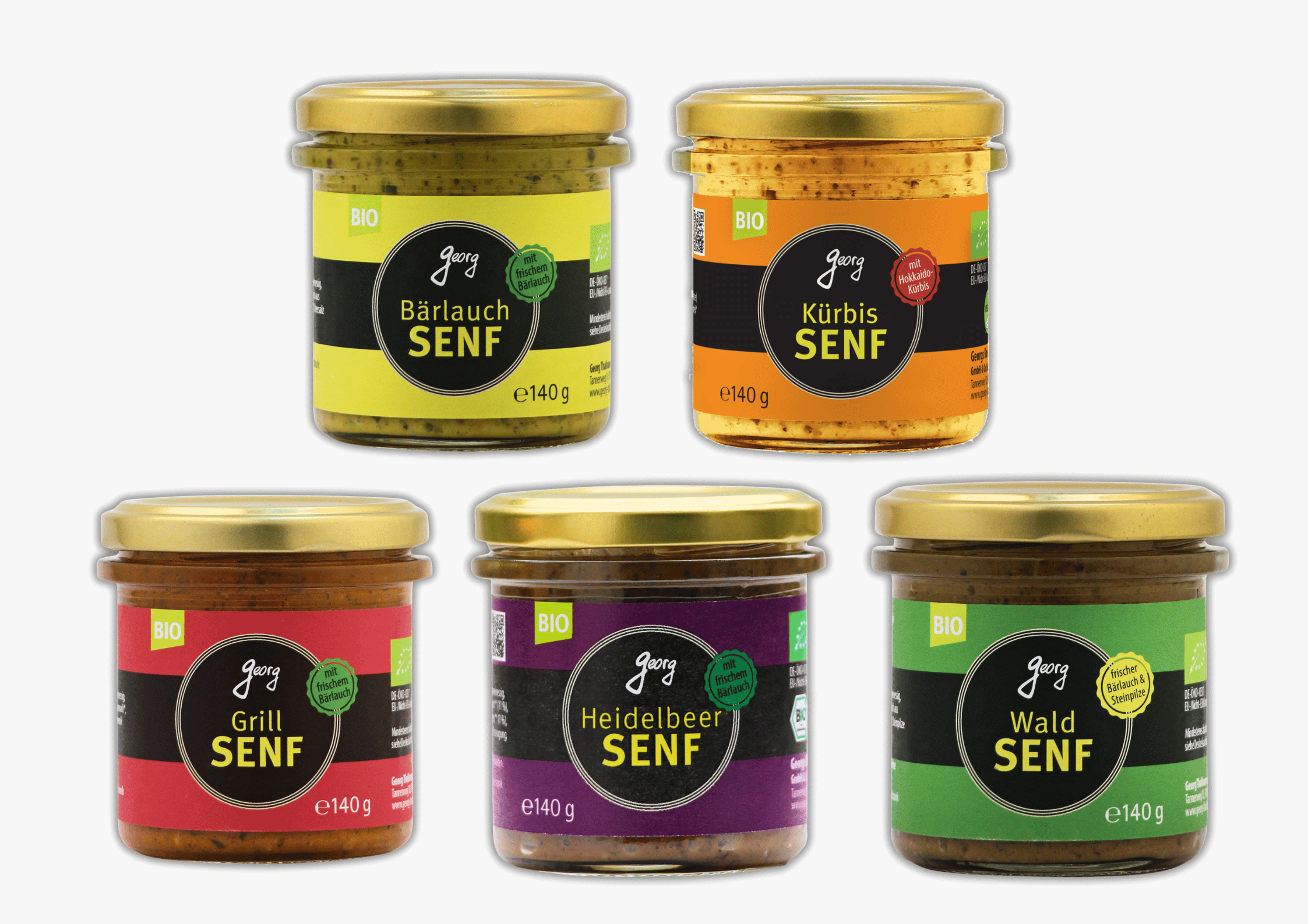 Senf 5er Set