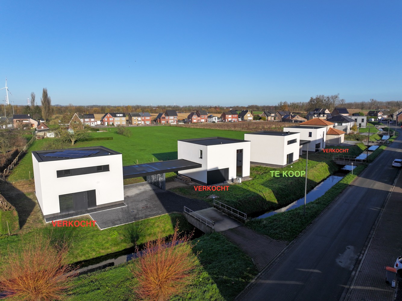 Laatste van 4 moderne nieuwbouwwoningen met 3 slaapkamers en een dubbele carport, residentieel en landelijk gelegen te Maasmechelen-Boorsem