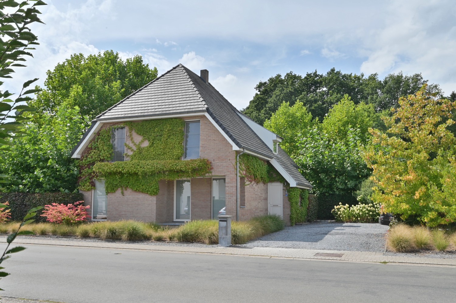 Royale gezinswoning met prachtige leefkeuken op een perceel van 19a, grenzend aan natuurgebied