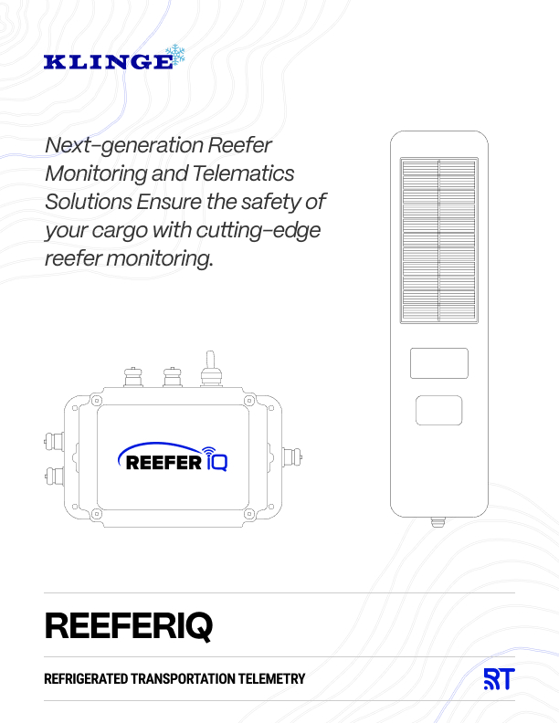 ReeferIQ Data Sheet Cover Image