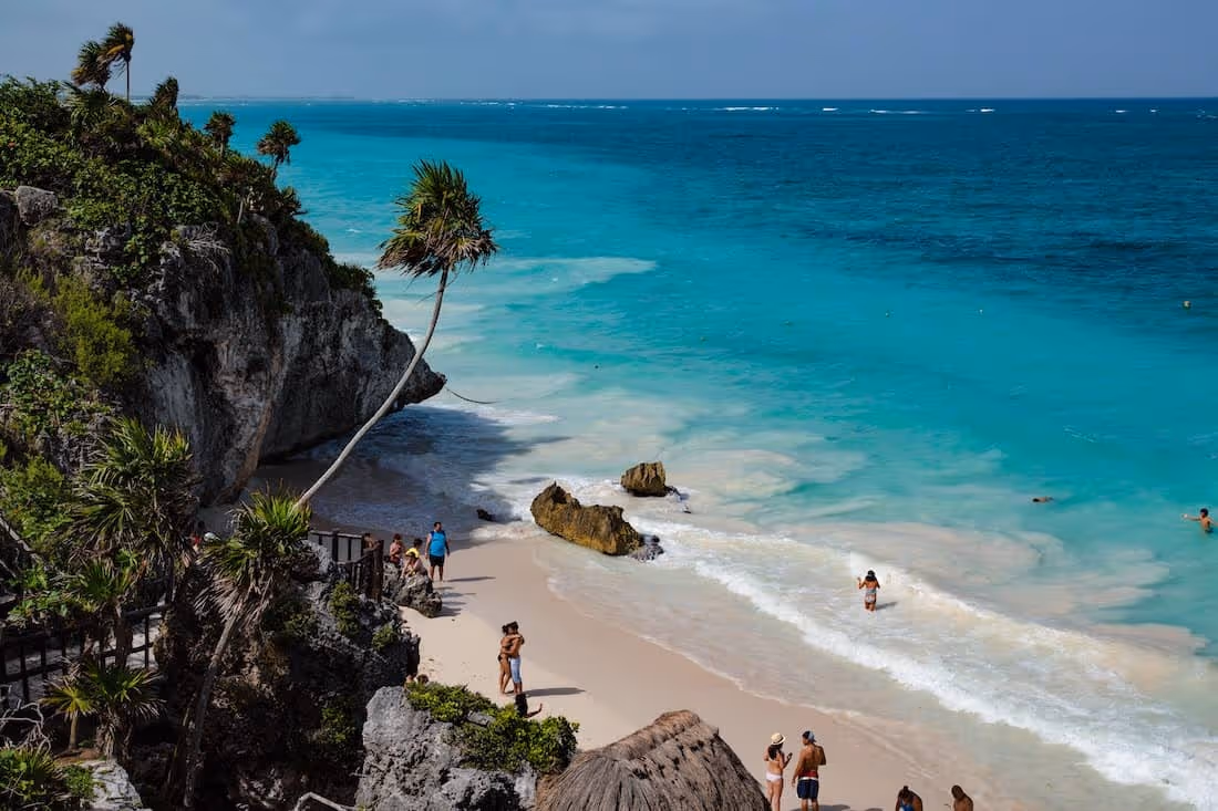 Playa Paraíso en Tulum en México