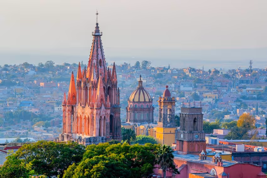 The city of San Miguel de Allende - one of the best cities to live in Mexico