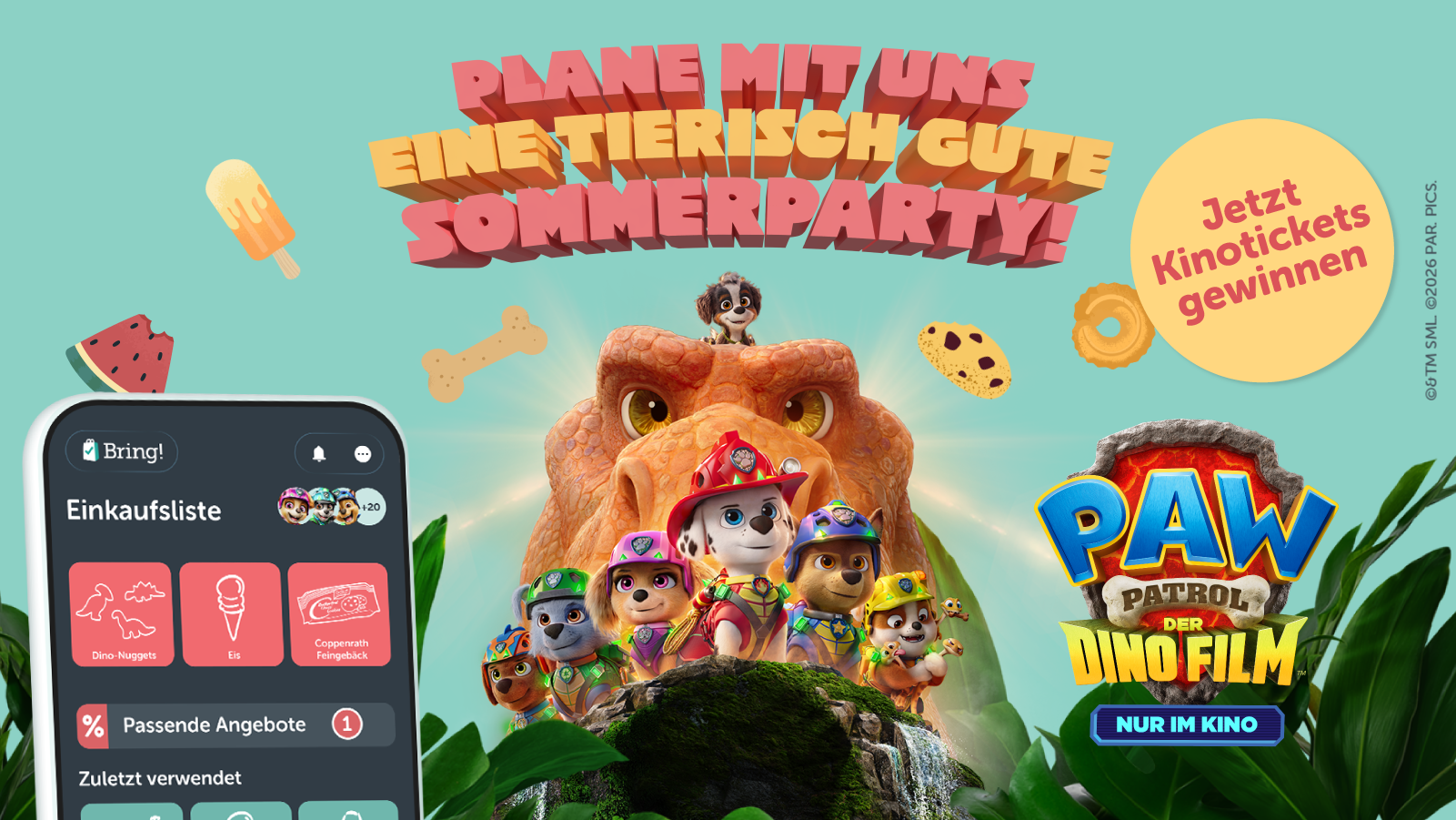BRING! UND PAW PATROL: DER DINO FILM