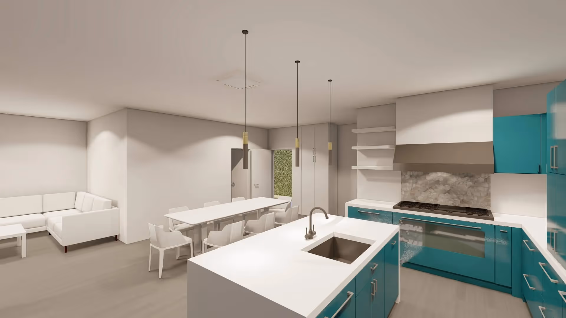 Photo of the interior of an ADU development project