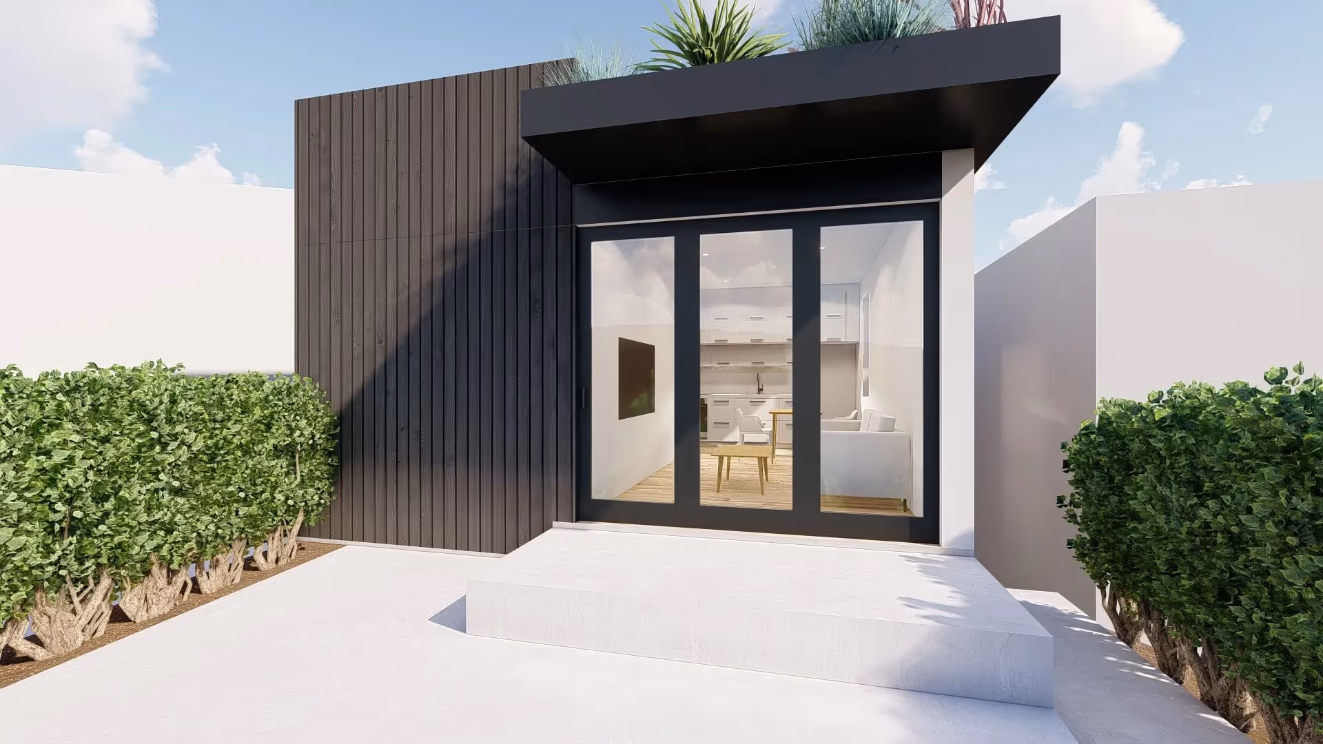 Rendering of a high-end ADU in San Diego