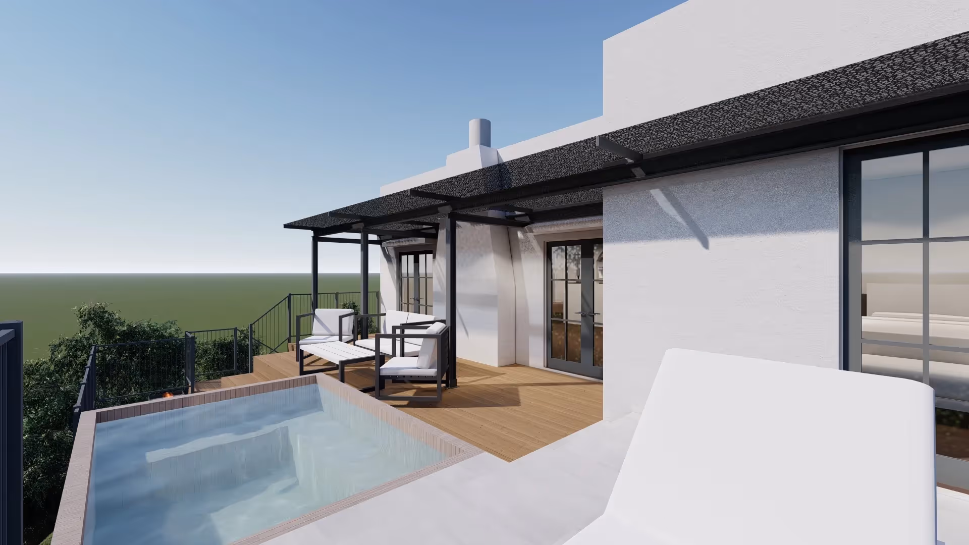 ADU with Pool Design