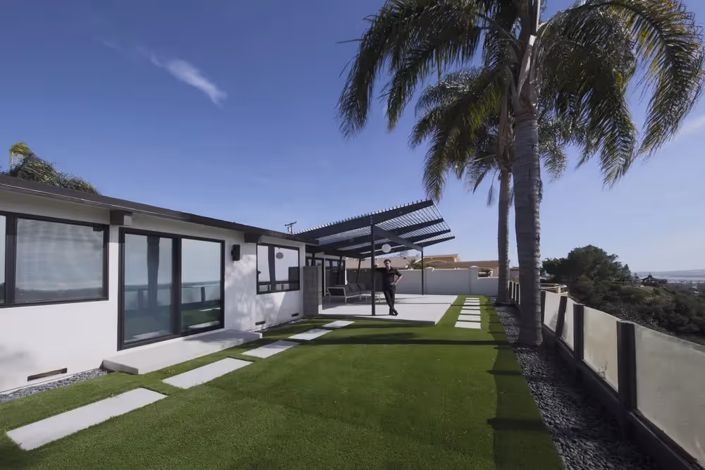 Architect Sean Canning Outside a Modern Home Remodel in San Diego, California 
