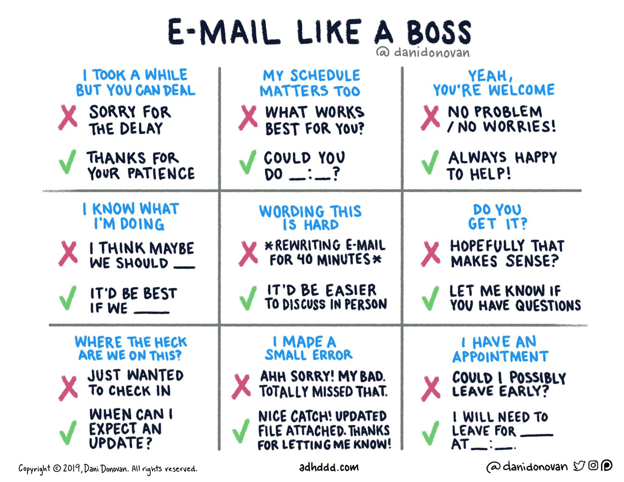 email like a boss by Dani Donovan