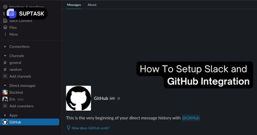 How To Setup Slack and GitHub Integration - Connect in
