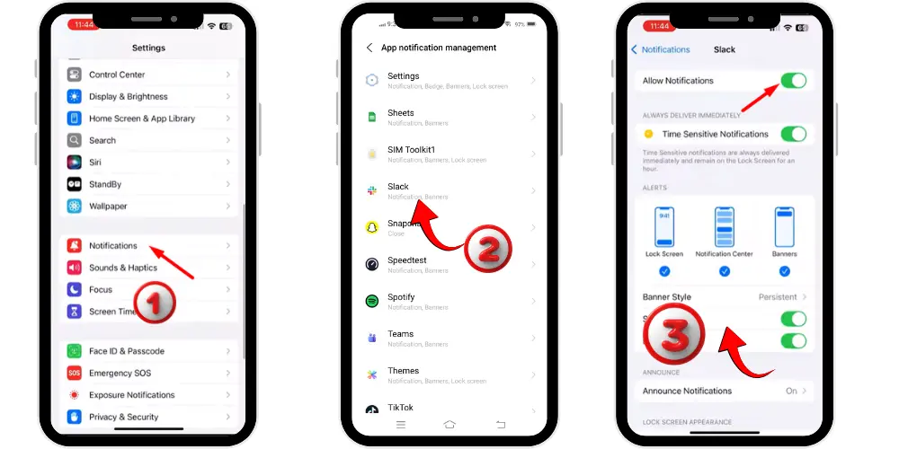 Check iOS Notification Permissions