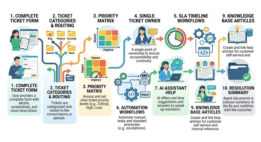 10 Ticket Handling Best Practices