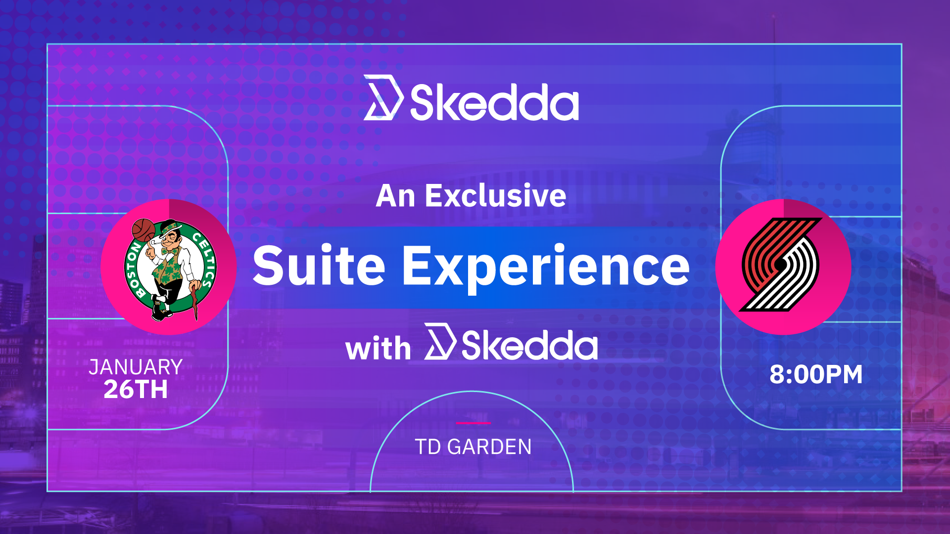 Celtics Suite Experience with Skedda