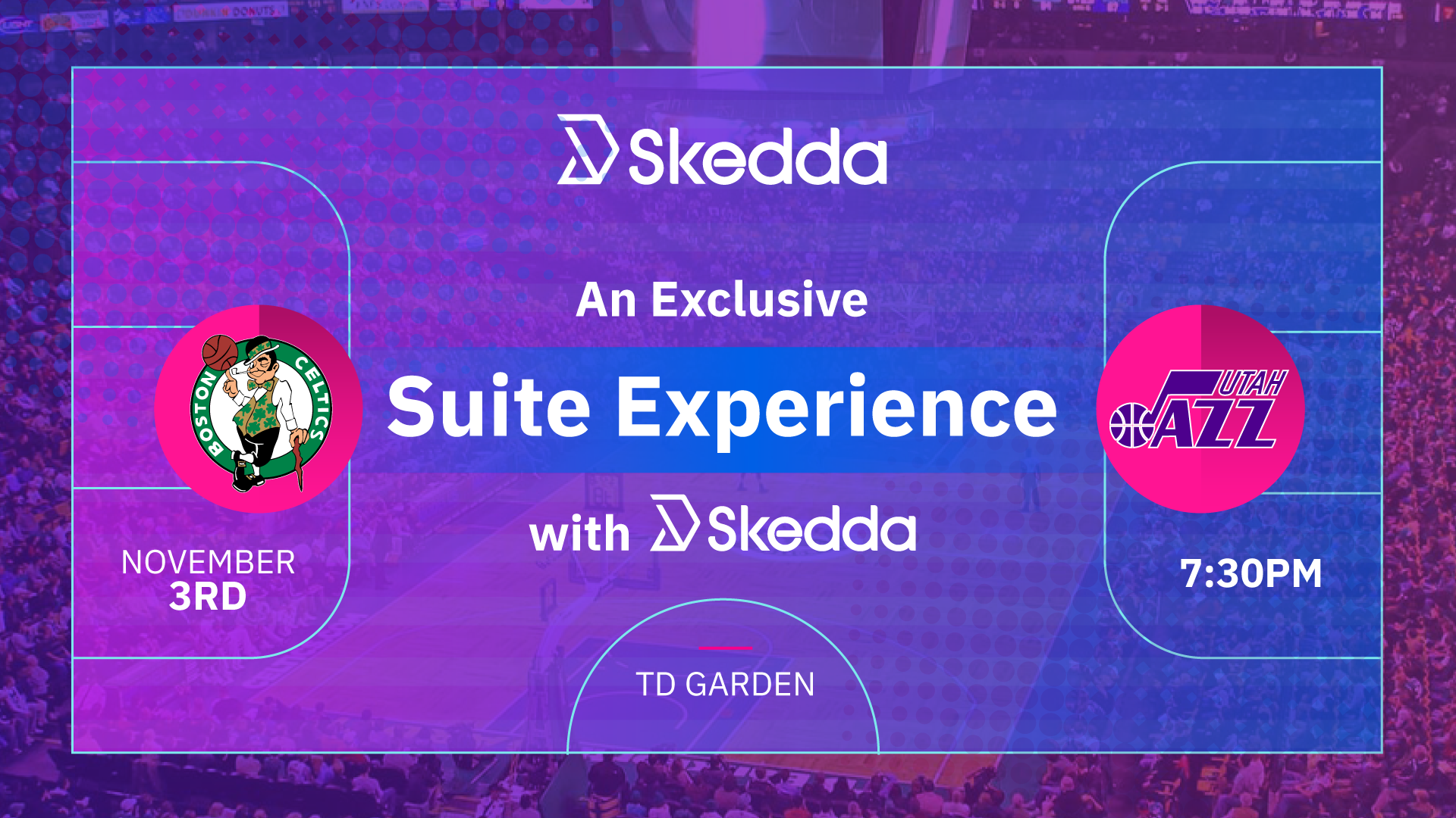 Celtics Suite Experience with Skedda