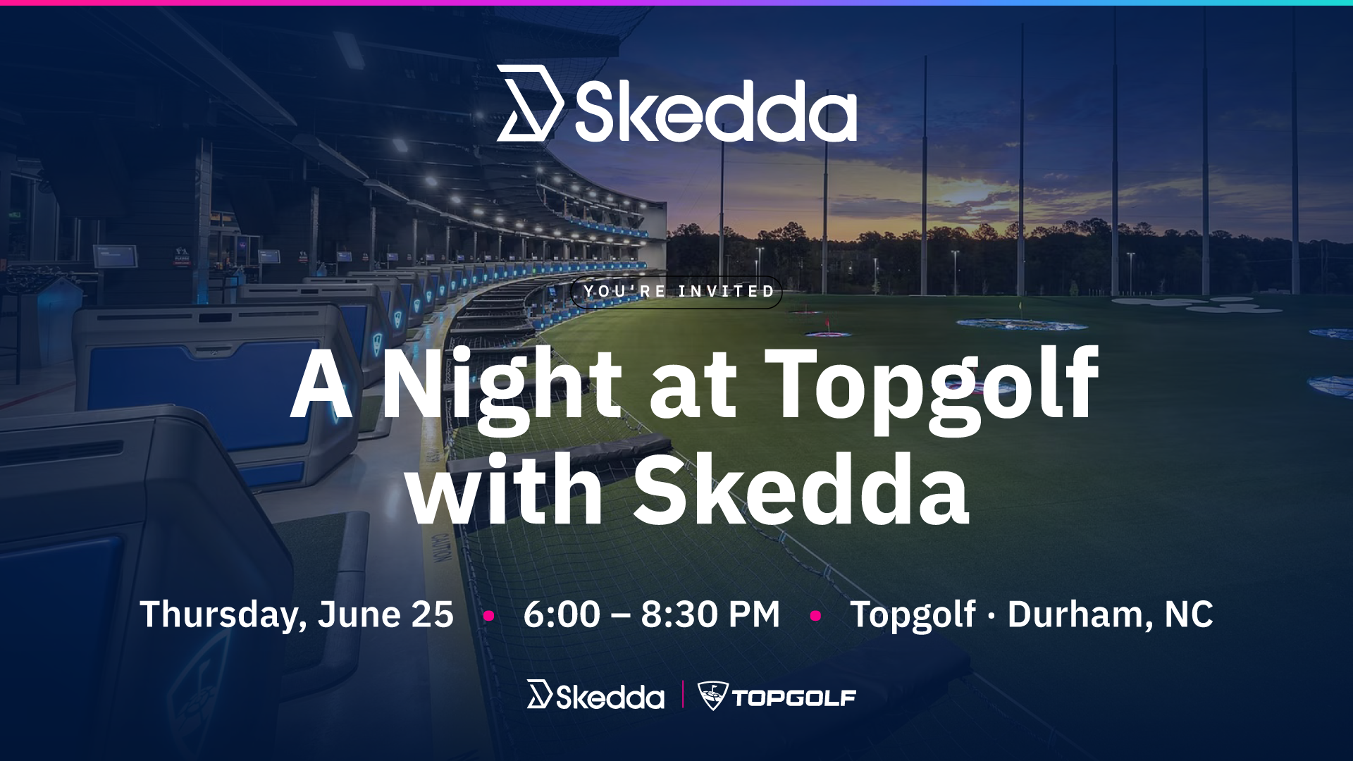 A Night at Topgolf with Skedda