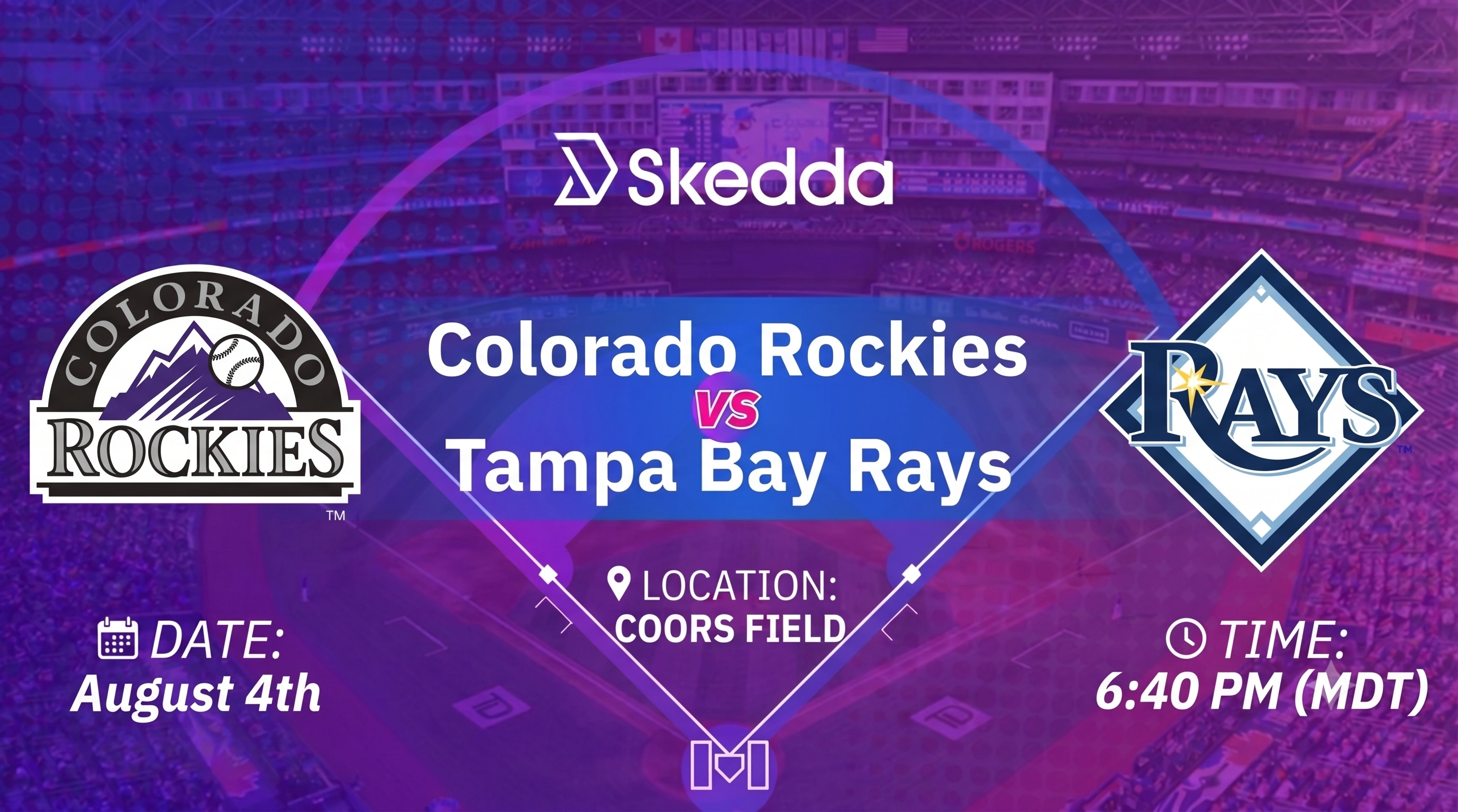 Join Skedda for an Exclusive Night with the Colorado Rockies!