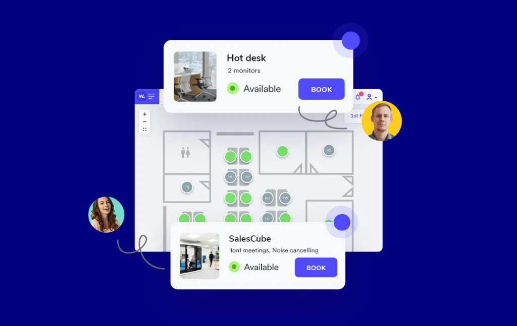 Whatspot desk booking software platform