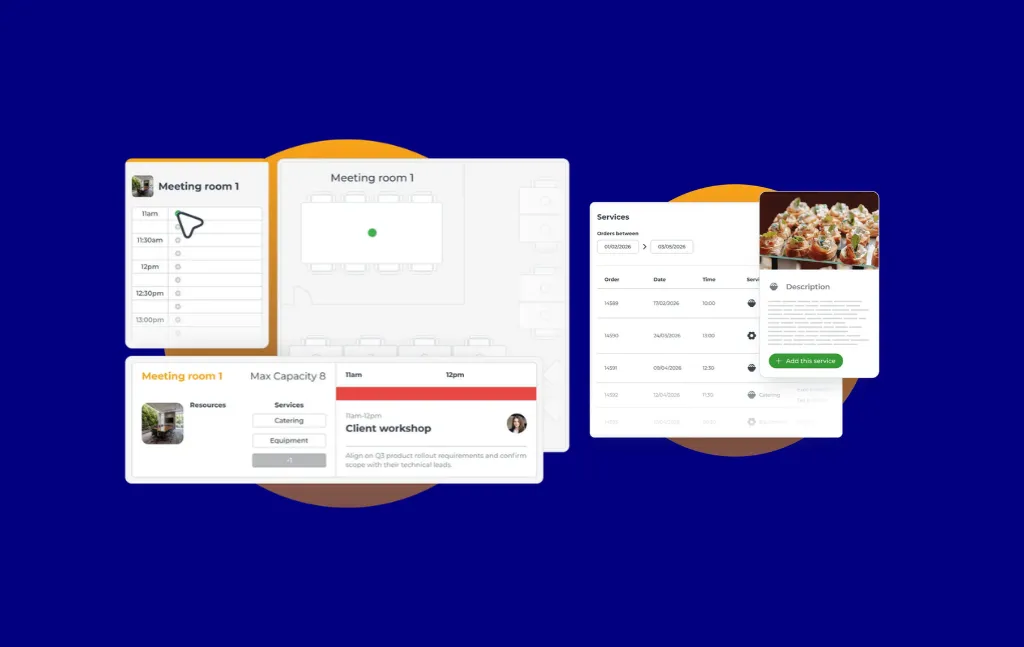 Clearooms meeting room booking software platform
