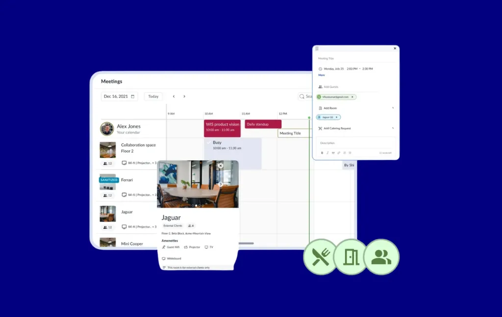 WorkInSync meeting room booking software platform