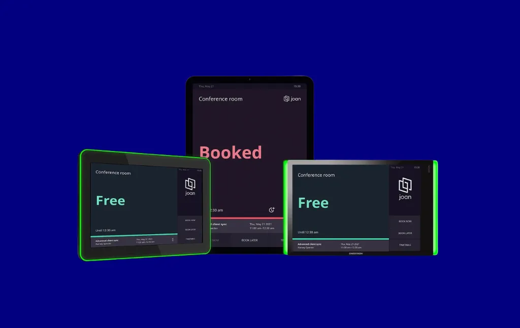 Joan meeting room booking software platform