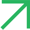 Green arrow pointing north east to convey an increase.
